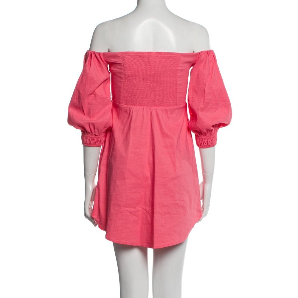 A.L.C. Mila Off the Shoulder Stretch Linen Blend Mini dress 1912 - Picture 14 of 14